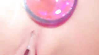 【69堂免费视频】年轻小妹无毛白虎逼性感诱惑诱惑肛塞菊花