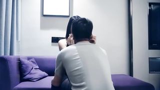 【69堂免费视频】小七小天探花又约骚气嗲嗲眼镜性感妹子，黑丝高跟鞋撕裆摸逼侧入骑乘大力猛