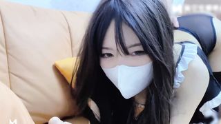 【69堂午夜视频】吊带黑丝性感表妹被洗衣机卡住白虎小穴蜜桃臀诱惑十足直接后入