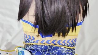 【69堂午夜视频】穿上cos服装的小学妹让我内射