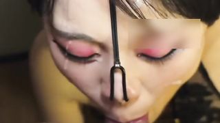 【69堂午夜视频】哥特风钩鼻骚母狗阿黑颜性爱